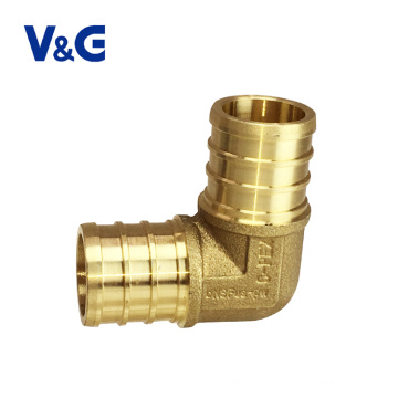 1/2"-3/4" Lead Free Forging Brass 90 Degree Pex Elbow Pipe Fitting